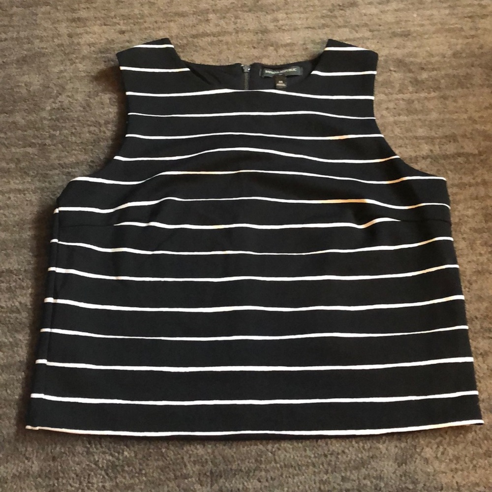 Striped Banana Republic top - Size M